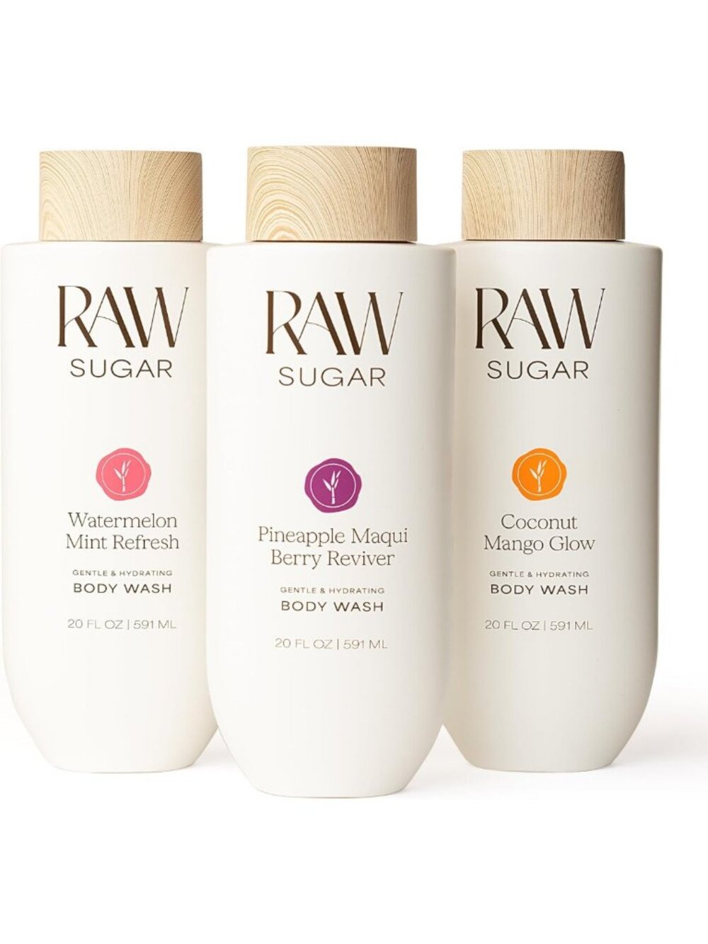Refreshing Body Wash Bundle - Watermelon Mint, Pineapple Berry & Coconut Mango